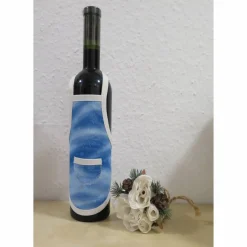 Flaschenschürze in blauer Farbe