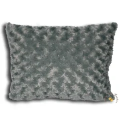 Flauschiges besticktes Kissen zur Erstkommunion mit Namen und niedlicher Vintage Mädchen-Applikation Schmusekissen