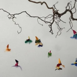 Fliegende Wichtel - Fliegerle - Fensterdeko - Frühling