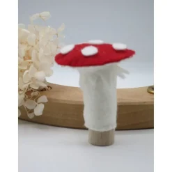 Fliegenpilz Stecker - Glückspilz - Jahreszeitentisch - Geburtstagsring - Stecker - Art.Nr. HE14