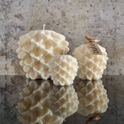 Flower Candle I Skulptur Kerze I Herbst I Stumpenkerze I Dekorative Kerze I Sojawachs I Trend I Hingucker I Home Decor