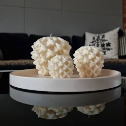 Flower Candle I Skulptur Kerze I Herbst I Stumpenkerze I Dekorative Kerze I Sojawachs I Trend I Hingucker I Home Decor