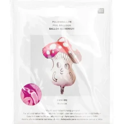 Folienballon Funny Shrooom 46 x 54 x 24 cm Fliegenpilz