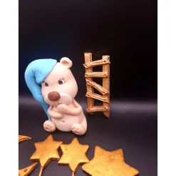 Fondant Figur Teddy, Tortendekoration Teddybär, Tierfiguren, Fondant Figuren für Torten