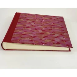 Fotoalbum / Gästebuch / Hochzeitsalbum 30 x 30 cm – Einband Japanpapier Chiyogami *Seitenspiel 4*