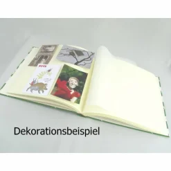 Fotoalbum, groß, hell-rot, Elefanten, 30 x 30 cm