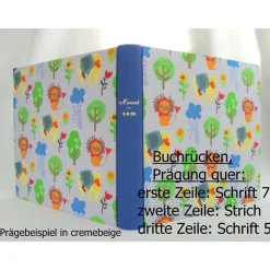 Fotoalbum, Hochzeit, personalisierbar, dunkelrot, Blumen, Briefmarken, 29 x 23 cm, UNIKAT upcycling