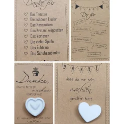 "Für die Erzieher zum Abschied" Herz aus Raysin