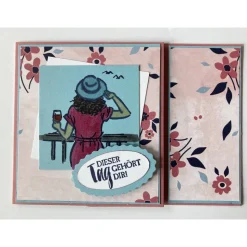 Frauen Muttertag Glückwunschkarte Geburtstag  Geldkarte  Gutscheinverpackung  Wellness Karte