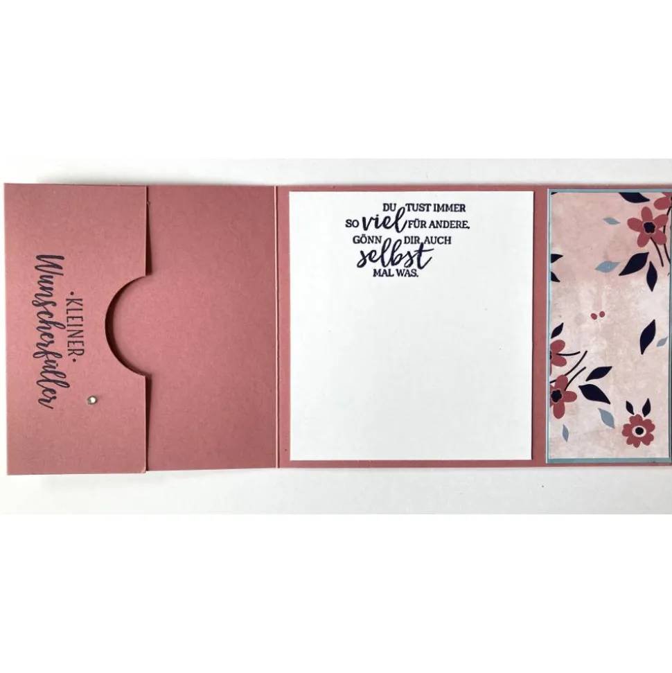 Frauen Muttertag Glückwunschkarte Geburtstag  Geldkarte  Gutscheinverpackung  Wellness Karte