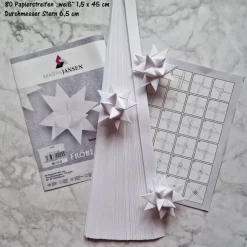 Fröbelsterne Papierstreifen-Set, inkl. Anleitung „Auswahlmöglichkeiten“