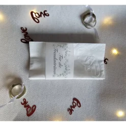 Freudentränen Hochzeit Taschentücher Banderolen,Banderolen als Deko für Gäste-Taschentücher,