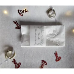 Freudentränen Hochzeit Taschentücher Banderolen,Banderolen als Deko für Gäste-Taschentücher,