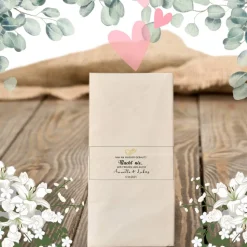 Freudentränen Hochzeit Taschentücher Banderolen,Banderolen als Deko für Gäste-Taschentücher,