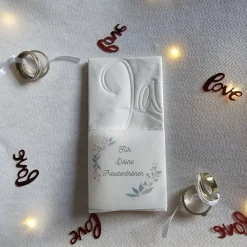 Freudentränen Hochzeit Taschentücher Banderolen,Banderolen als Deko für Gäste-Taschentücher,