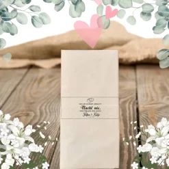 Freudentränen Hochzeit Taschentücher Banderolen,Banderolen als Deko für Gäste-Taschentücher,