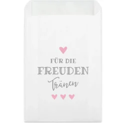 Freudentränen Taschentücher Hüllen - Verpackung für Hochzeit Taschentuch
