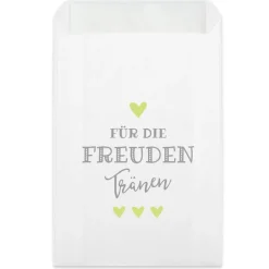 Freudentränen Taschentücher Hüllen - Verpackung für Hochzeit Taschentuch