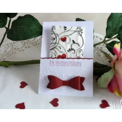 Freudentränen-Taschentuch mit Hülle für die Hochzeit