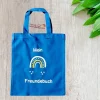 Freundebuchtasche mit Regenbogen