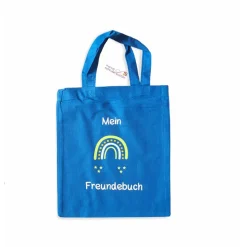 Freundebuchtasche mit Regenbogen