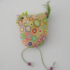 Frühlings - Osterdekoration, 3 - teiliges Set, Stoffhühner und Gans, Frühlings - Osterdekoration zum Anhängen