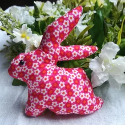 Frühlings - Osterdekoration, 3 - teiliges Set, Stoffhuhn, Gans, Häschen