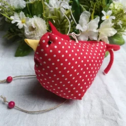 Frühlings - Osterdekoration, 3 - teiliges Set, Stoffhuhn, Gans, Häschen