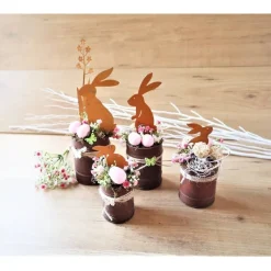 Frühlingsdeko Ostergesteck 4 teilig