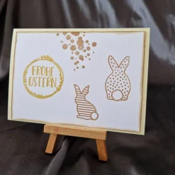 Frohe Ostern - Osterhasen - Bunt