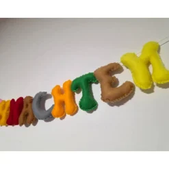 Frohe Weihnachten Buchstaben Girlande Filz Handgemacht