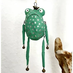 Froschglöckchen, Baumschmuck, Weihnachtsschmuck, kling Fröschchen klingelingeling, hängende Froschfigur, Chr