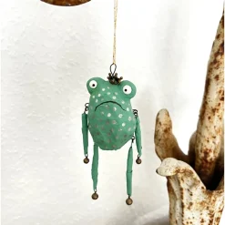 Froschglöckchen, Baumschmuck, Weihnachtsschmuck, kling Fröschchen klingelingeling, hängende Froschfigur, Chr