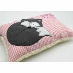 Fuchs Füchslein Namenskissen Taufkissen Kuschelkissen Kindergartenkissen Geburtsgeschenk