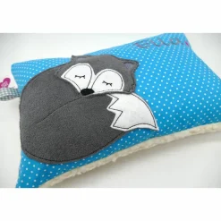 Fuchs Füchslein Namenskissen Taufkissen Kuschelkissen Kindergartenkissen Geburtsgeschenk
