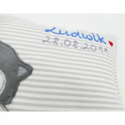 Fuchs Fox Namenskissen Taufkissen Kuschelkissen Kindergartenkissen Geburtsgeschenk