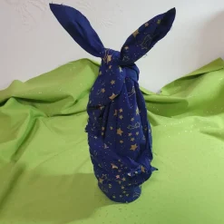 Furoshiki, gesäumt, 70 cm x 70 cm, Tuch für nachhaltige Geschenkverpackungen oder als Tischdecke