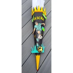 Fussballer Schultüte Zuckertüte als DIY Set oder in handarbeit hergestellt-personalisiert, individuell