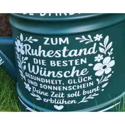 Garten Gießkanne für Rentner , Ruhestand Geschenk zum Renteneintritt Landhaus