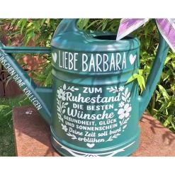 Garten Gießkanne für Rentner , Ruhestand Geschenk zum Renteneintritt Landhaus