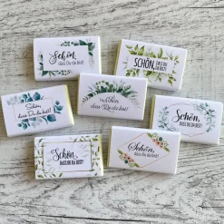 Gastgeschenk Einschulung Schulanfang | Schokolade Schokotafel Vollmilch | Schön, dass Du da bist!