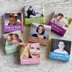 Gastgeschenk Einschulung Schulanfang  | Schokolade Schokotäfelchen | personalisiert + Foto