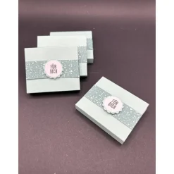 Gastgeschenk 10er Set "Für Dich" für Schokoladetafeln zu Hochzeit Konfirmation Taufe Einschulung uvm