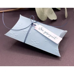 Gastgeschenk 10er Set "Kissenschachtel" zu Konfirmation Taufe Geburt Kommunion Firmung uvm