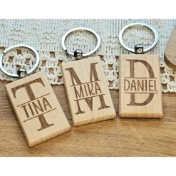 Gastgeschenk Erinnerung Hochzeit für die Gäste ,Schlüsselanhänger mit Namen personalisiert, Anhänger Schlüssel