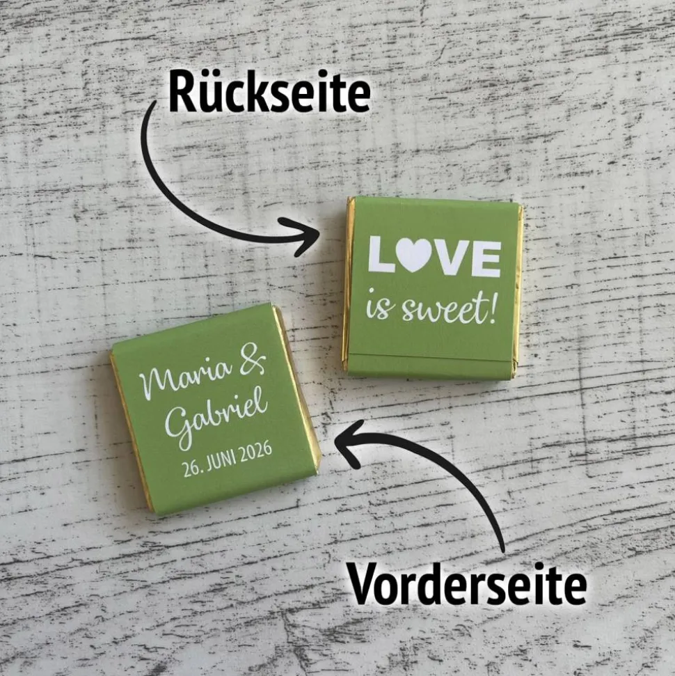 Gastgeschenk Geburtstag | Schokolade Schokotäfelchen | personalisiert