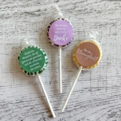 Gastgeschenk Jugendweihe Lebenswende | Lolli Bonbon Lutscher | personalisiert