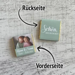 Gastgeschenk Jugendweihe Lebenswende | Schokolade Schokotäfelchen | personalisiert + Foto