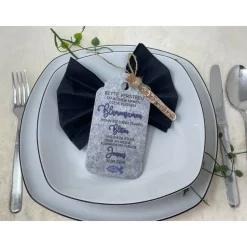 Gastgeschenk Kommunion personalisiert Reagenzglas mit Blumensamen, Gastgeschenk Taufe, Gastgeschenke Konfirmation, Fisch