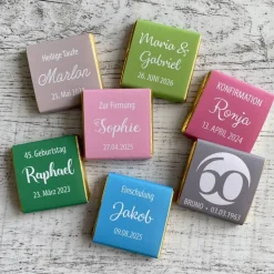 Gastgeschenk Konfirmation Firmung | Schokolade Schokotäfelchen | personalisiert